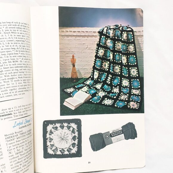 Easy To Make Fashions Magazine American Thread Star Crochet Knitting Vintage - Picture 8 of 9